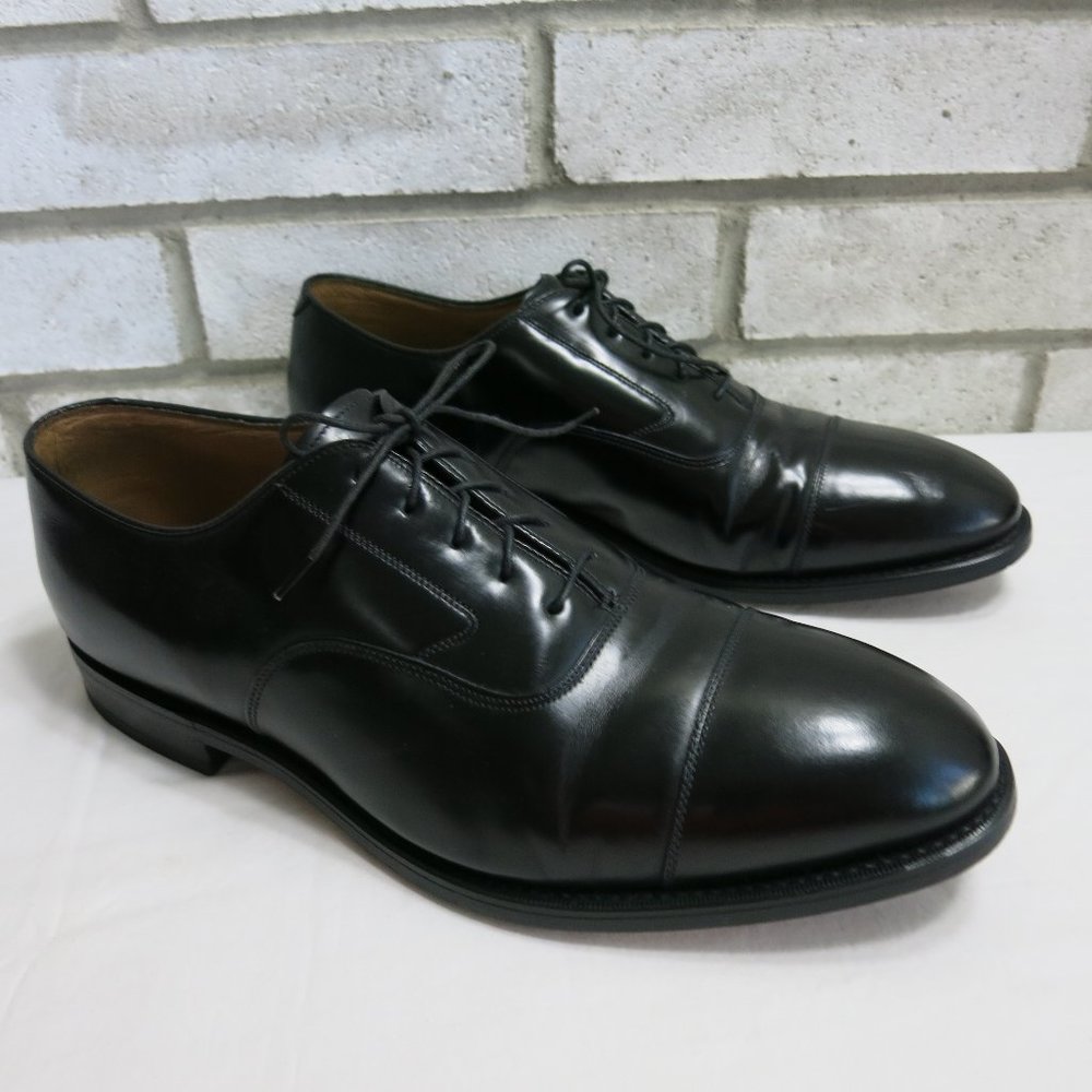 Johnston & Murphy Cap Toe Leather Dress Oxfords Footwear Men's Shoes Sz 10.5 EEE - Picture 2 of 7